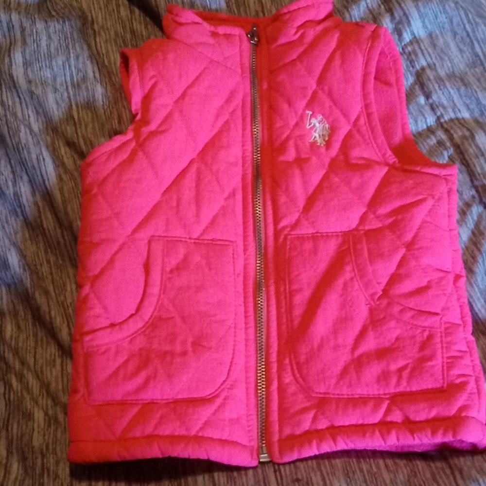 Pink U.S Polo Vest With Jeans to Match